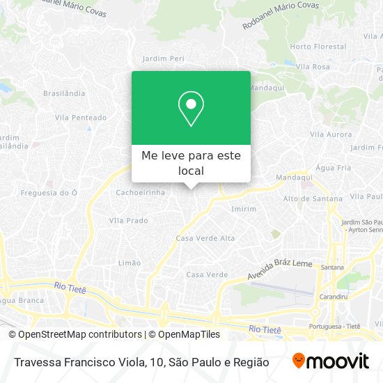 Travessa Francisco Viola, 10 mapa