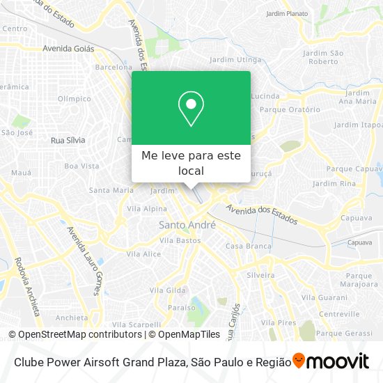 Clube Power Airsoft Grand Plaza mapa