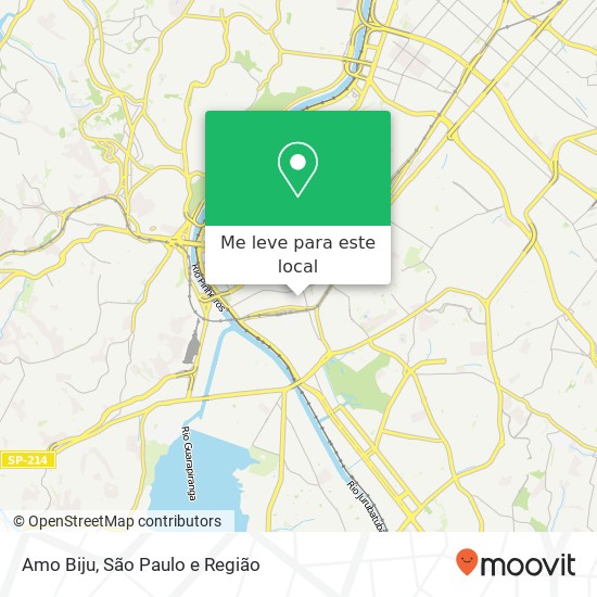 Amo Biju, Rua Amador Bueno, 229 Santo Amaro São Paulo-SP 04752-005 mapa