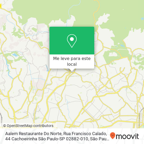 Aalem Restaurante Do Norte mapa