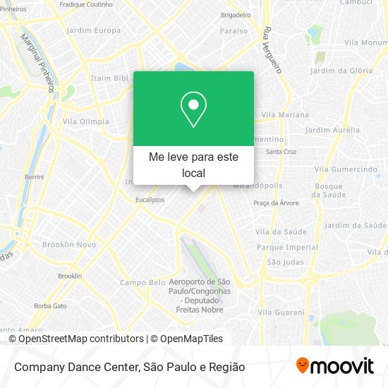 Company Dance Center mapa