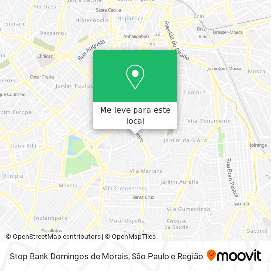 Stop Bank Domingos de Morais mapa