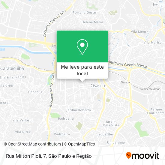 Rua Milton Pioli, 7 mapa