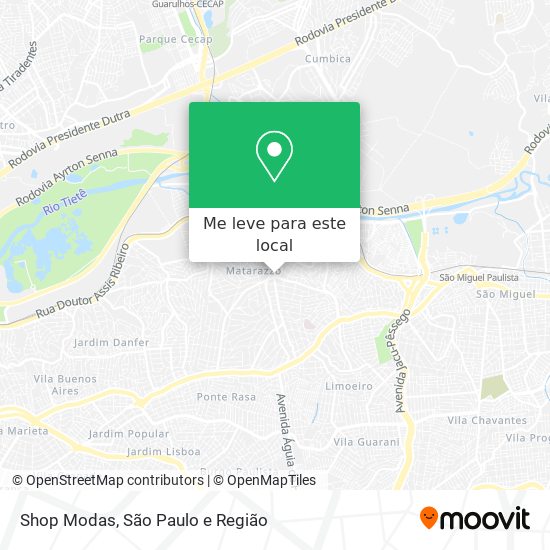 Shop Modas mapa