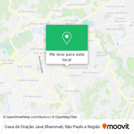Casa de Oração Javé Shammah mapa