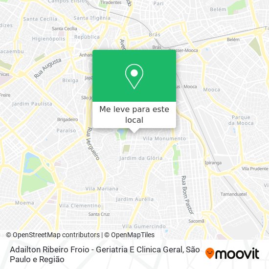 Adailton Ribeiro Froio - Geriatria E Clinica Geral mapa