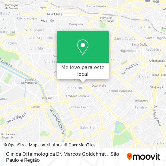 Clinica Oftalmologica Dr. Marcos Goldchmit . mapa