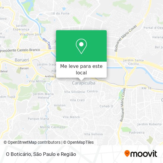 O Boticário mapa