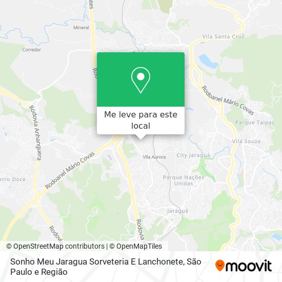 Sonho Meu Jaragua Sorveteria E Lanchonete mapa