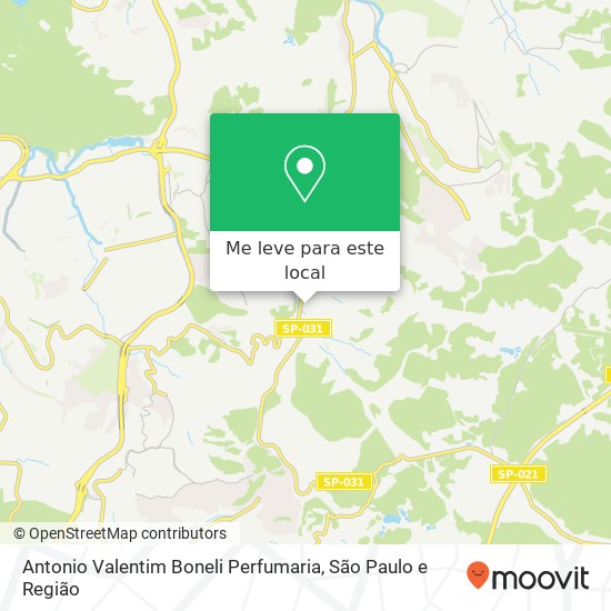 Antonio Valentim Boneli Perfumaria, Estrada dos Fidéles, 86 Iguatemi São Paulo-SP 08382-505 mapa