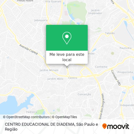 CENTRO EDUCACIONAL DE DIADEMA mapa