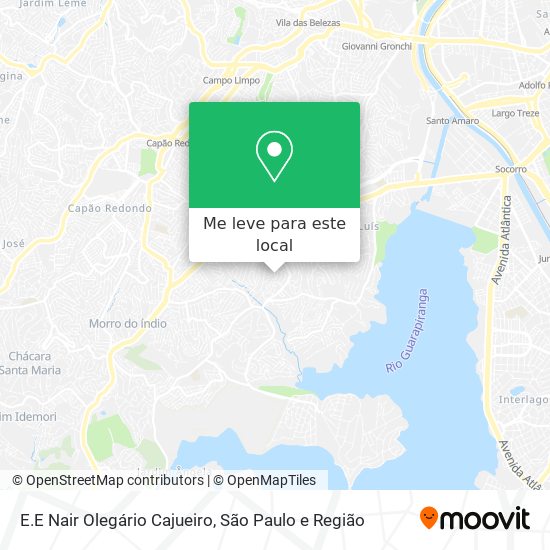 E.E Nair Olegário Cajueiro mapa