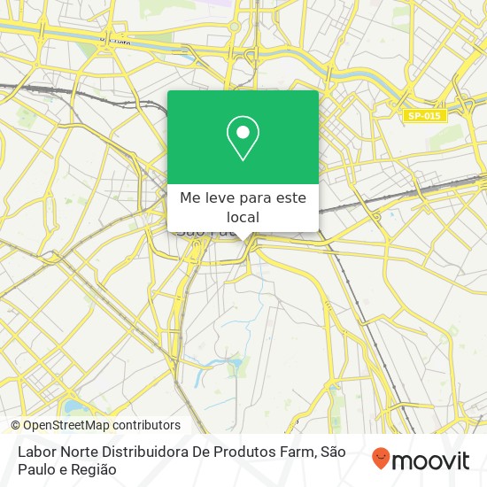 Labor Norte Distribuidora De Produtos Farm, Rua Glicério, 28 Sé São Paulo-SP 01514-000 mapa