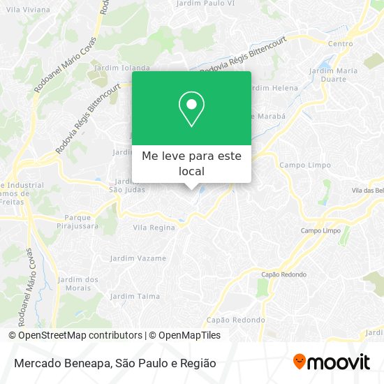 Mercado Beneapa mapa