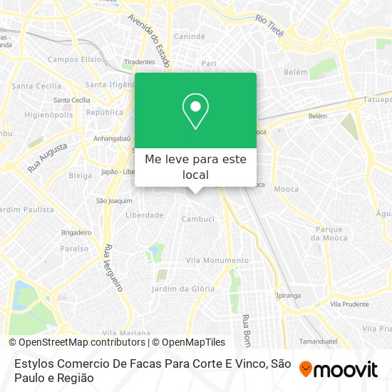 Estylos Comercio De Facas Para Corte E Vinco mapa