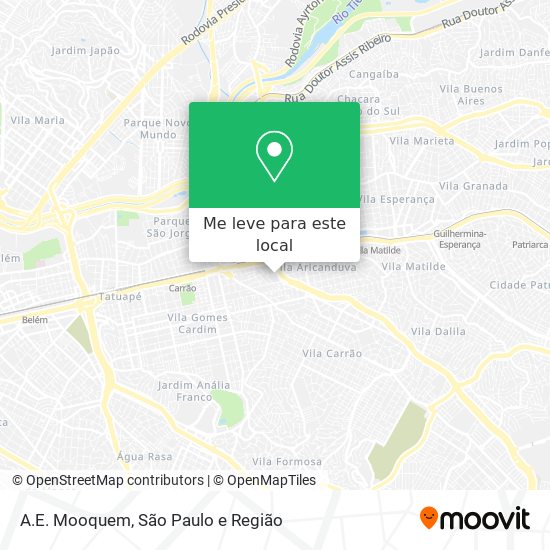 A.E. Mooquem mapa