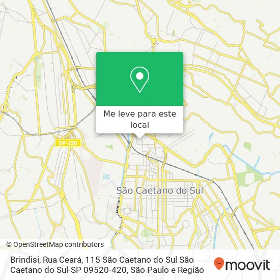 Brindisi, Rua Ceará, 115 São Caetano do Sul São Caetano do Sul-SP 09520-420 mapa