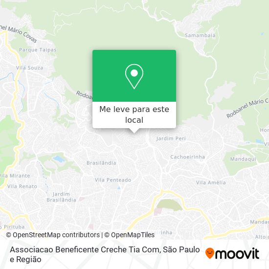 Associacao Beneficente Creche Tia Com mapa
