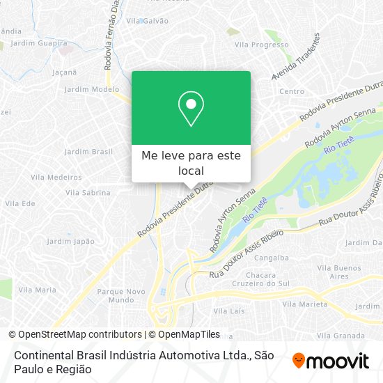 Continental Brasil Indústria Automotiva Ltda. mapa