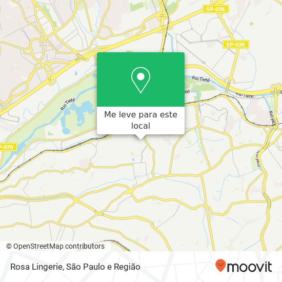 Rosa Lingerie, Rua Erval Seco, 98 Cangaíba São Paulo-SP 03819-110 mapa