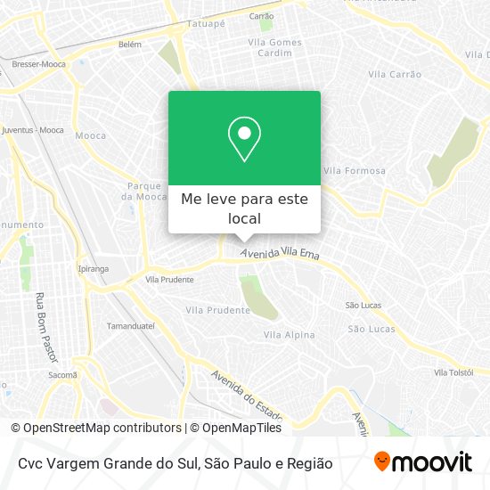 Cvc Vargem Grande do Sul mapa