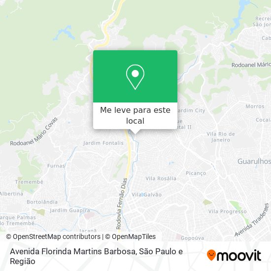 Avenida Florinda Martins Barbosa mapa