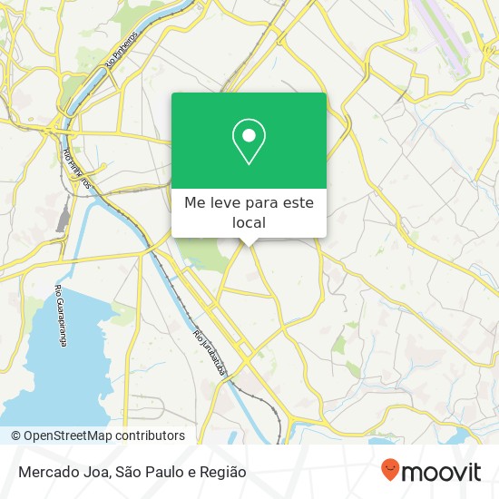 Mercado Joa, Rua Marcelino Zonta, 65 Campo Grande São Paulo-SP 04688-000 mapa