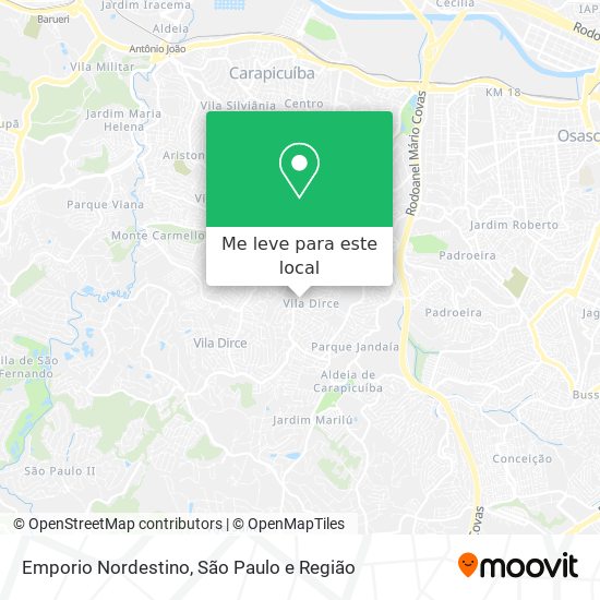 Emporio Nordestino mapa