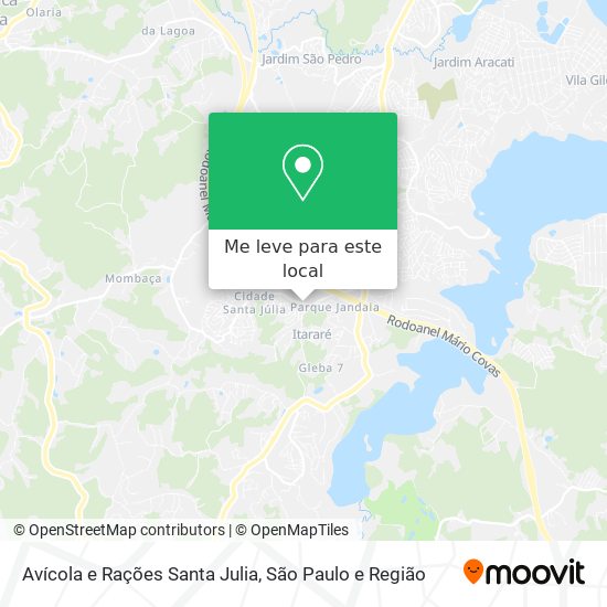 Avícola e Rações Santa Julia mapa