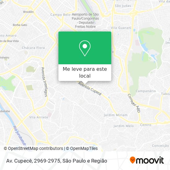 Av. Cupecê, 2969-2975 mapa