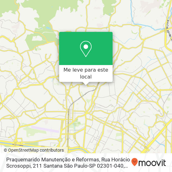 Praquemarido Manutenção e Reformas, Rua Horácio Scrosoppi, 211 Santana São Paulo-SP 02301-040 mapa