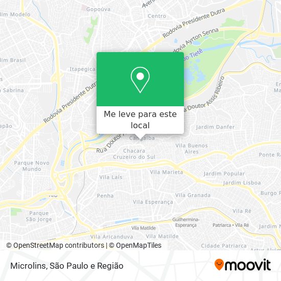 Microlins mapa