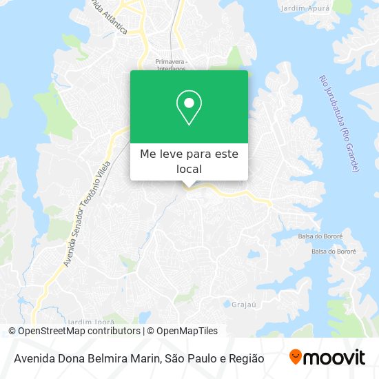 Avenida Dona Belmira Marin mapa