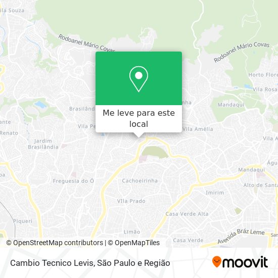 Cambio Tecnico Levis mapa