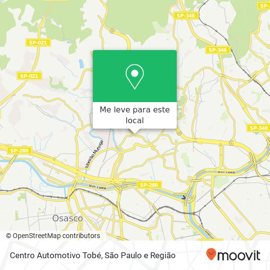 Centro Automotivo Tobé, Avenida Presidente Medici Vila Menck Osasco-SP 06268-000 mapa