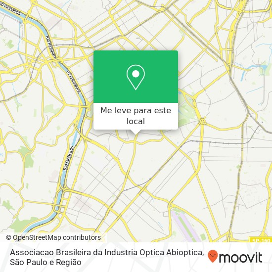Associacao Brasileira da Industria Optica Abioptica mapa