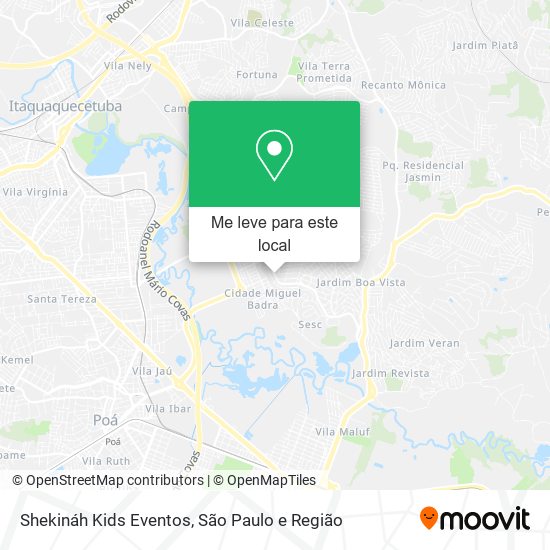 Shekináh Kids Eventos mapa