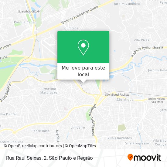 Rua Raul Seixas, 2 mapa