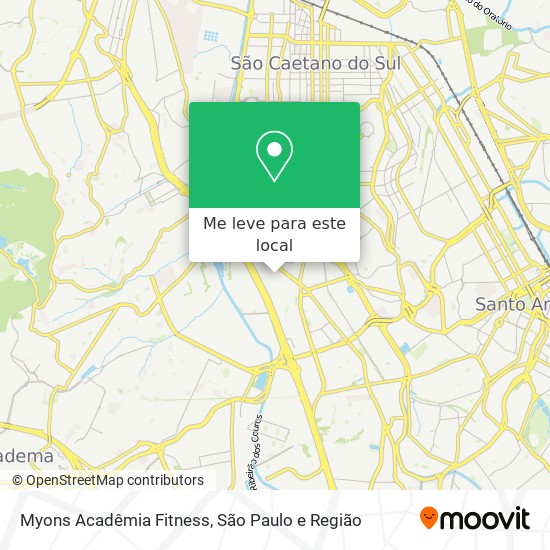 Myons Acadêmia Fitness mapa