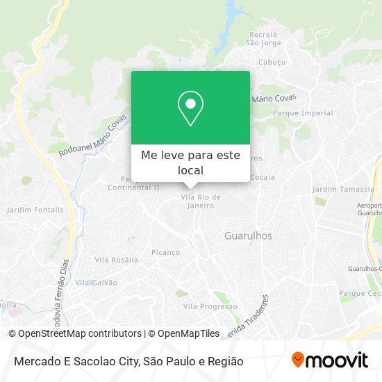 Mercado E Sacolao City mapa