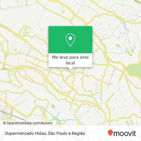 Supermercado Hidas, Rua Manoel Ferreira Pires Aricanduva São Paulo-SP 03386-090 mapa