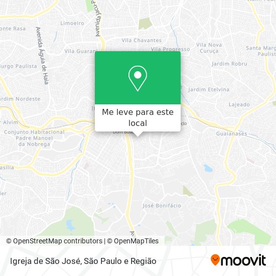 Igreja de São José mapa