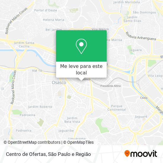 Centro de Ofertas mapa