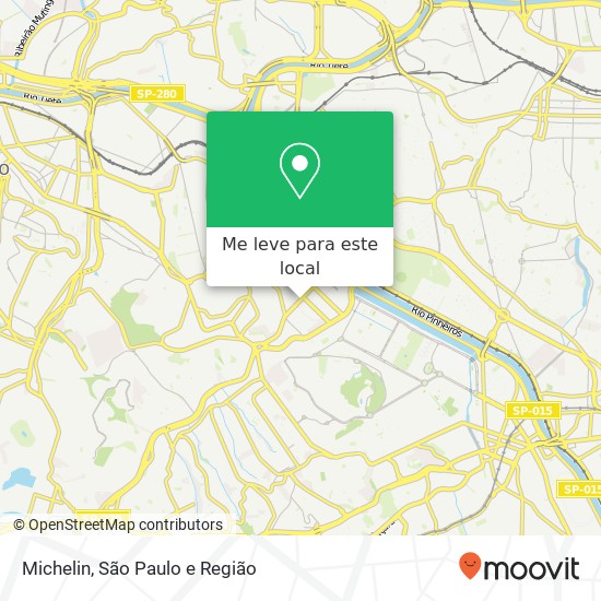 Michelin, Avenida Jaguaré Jaguaré São Paulo-SP 05346-000 mapa