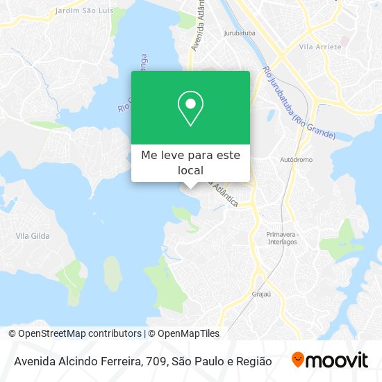 Avenida Alcindo Ferreira, 709 mapa