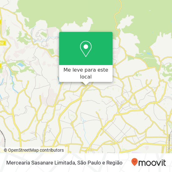Mercearia Sasanare Limitada, Avenida Itaberaba, 4990 Freguesia do Ó São Paulo-SP 02739-000 mapa