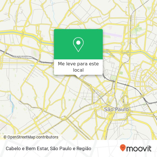 Cabelo e Bem Estar, Praça Marechal Deodoro Santa Cecília São Paulo-SP 01150-011 mapa