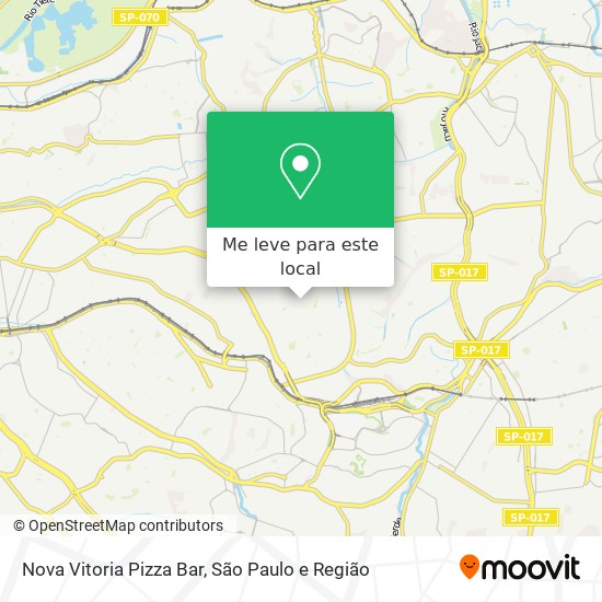 Nova Vitoria Pizza Bar mapa