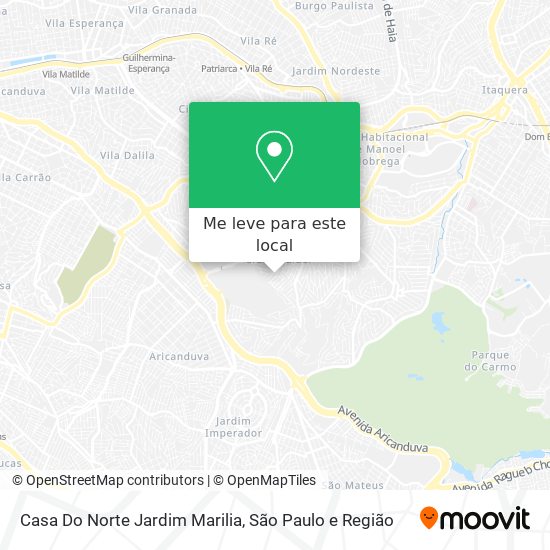 Casa Do Norte Jardim Marilia mapa