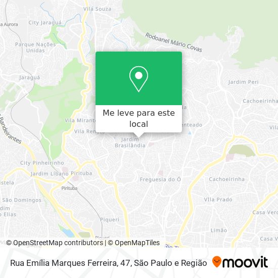 Rua Emília Marques Ferreira, 47 mapa